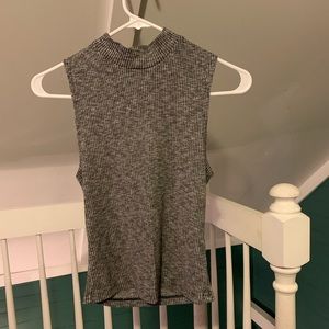 Grey tang top/turtle neck